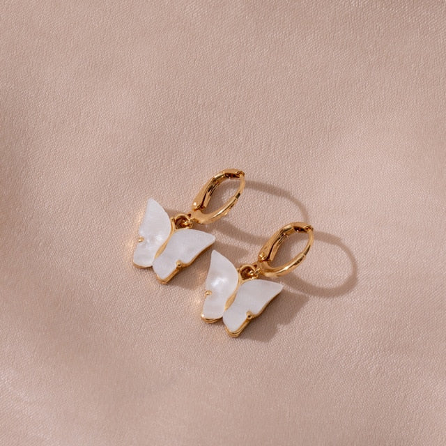 Cute Butterfly Earrings for Women Street Style Drop Earrings Korean Fashion Dangle Earrings Jewelry Gifts Oorbellen