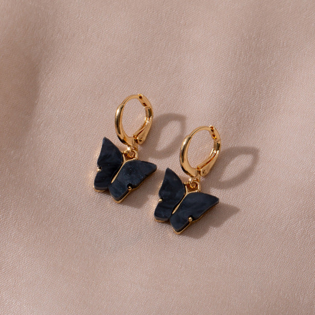Cute Butterfly Earrings for Women Street Style Drop Earrings Korean Fashion Dangle Earrings Jewelry Gifts Oorbellen