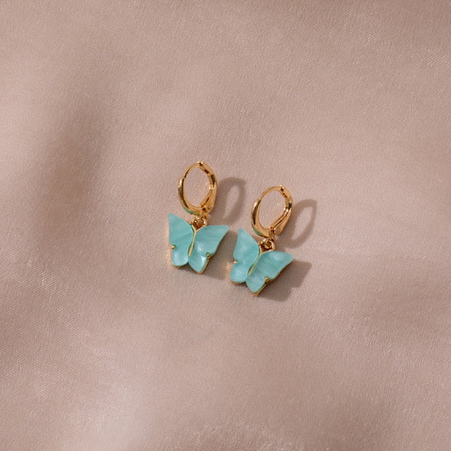 Cute Butterfly Earrings for Women Street Style Drop Earrings Korean Fashion Dangle Earrings Jewelry Gifts Oorbellen