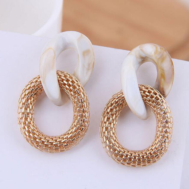 Women Vintage Boho Earrings Crystal Flower Star Heart Dangle Earrings Long Big Earrings Statement Bohemian Jewelry 2019