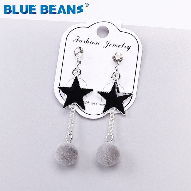 2020 Pearl  Earings for Women Drop Black Earrings Jewelry Fashion Small Earrings High Quality  Earing Pendientes New Women