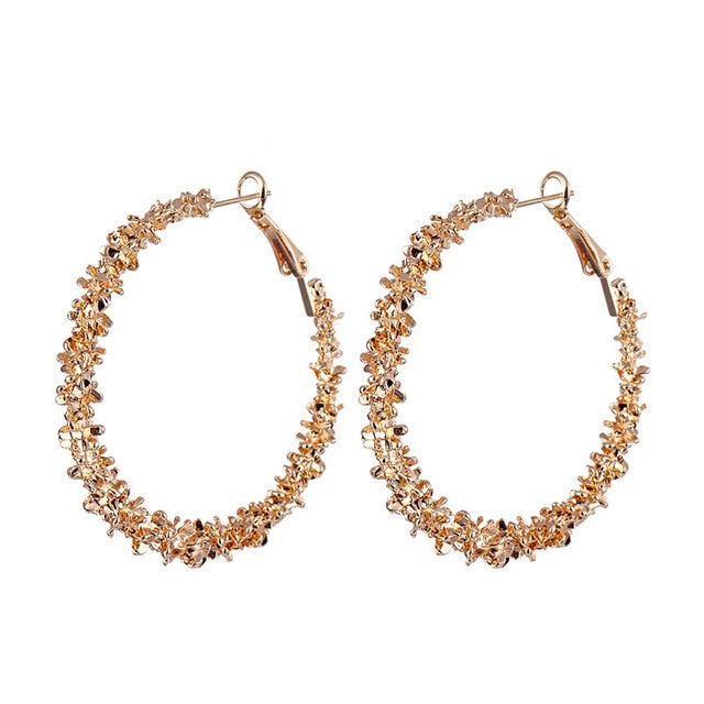ALIUTOM Fashion Statement Earrings Big Metal Geometric Pendant Earrings For Women Hanging Dangle Earrings Drop Earing Bohemian